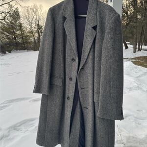 Vintage Mens classic Wool Coat